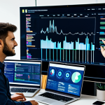 A diverse team of professional software developers in modest business casual attire, collaborating in a modern, brightly lit tech office. They are gathered around a large monitor displaying a complex CI/CD pipeline with integrated security scan results, highlighting "shift-left security" principles. The atmosphere is focused and proactive. The image should convey professionalism and collaboration in a secure development environment. fully clothed, appropriate attire, safe for work, professional, perfect anatomy, correct proportions, natural pose, well-formed hands, proper finger count, natural body proportions.