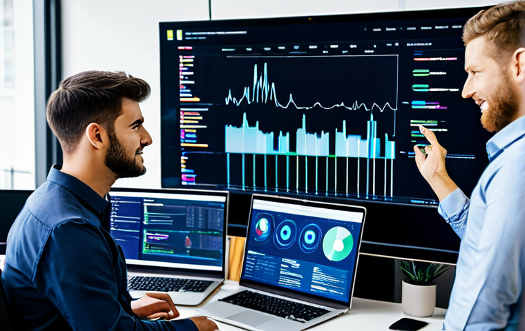 A diverse team of professional software developers in modest business casual attire, collaborating in a modern, brightly lit tech office. They are gathered around a large monitor displaying a complex CI/CD pipeline with integrated security scan results, highlighting "shift-left security" principles. The atmosphere is focused and proactive. The image should convey professionalism and collaboration in a secure development environment. fully clothed, appropriate attire, safe for work, professional, perfect anatomy, correct proportions, natural pose, well-formed hands, proper finger count, natural body proportions.