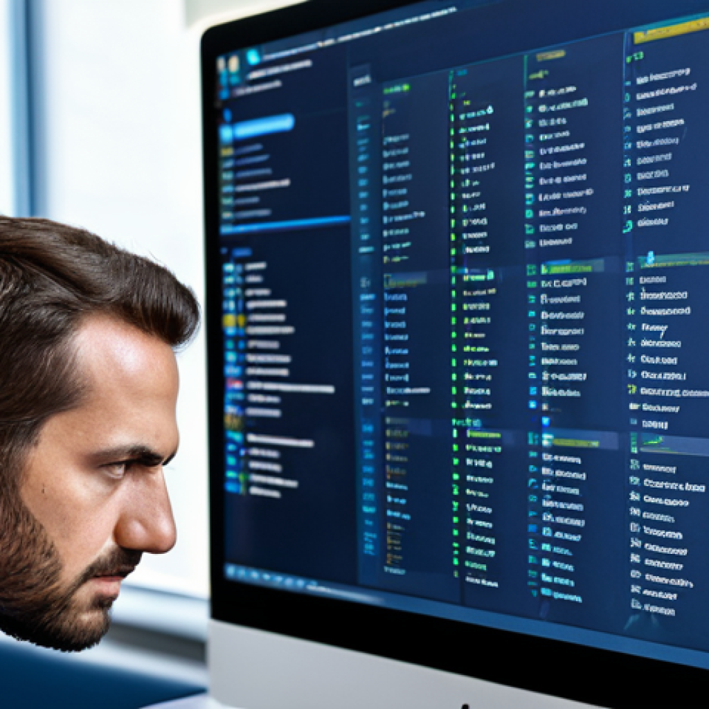 소프트웨어 공급망 보안 위협 및 사례 분석 - Open Source Vulnerability Management**
"A software developer diligently reviewing a list of open so...