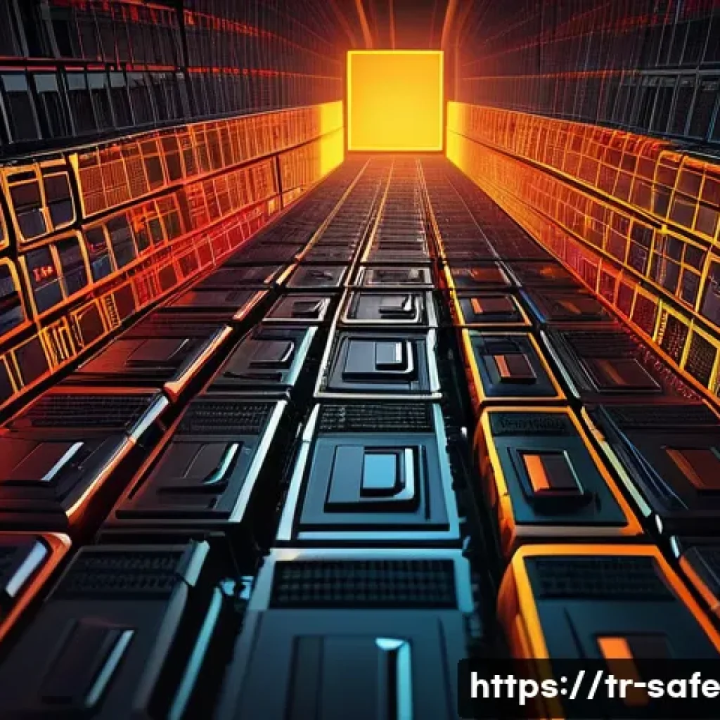 소프트웨어 공급망 보안 인식 제고를 위한 캠페인 - **Prompt:** A dynamic, high-tech illustration depicting the intricate nature of the software supply ...