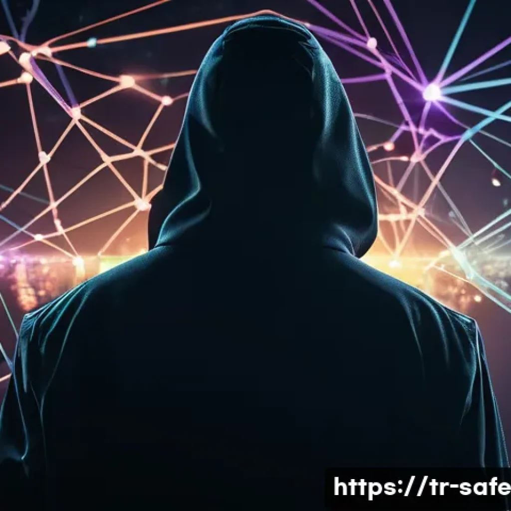 소프트웨어 공급망 보안의 지속적인 개선 필요성 - A highly detailed, intricate, and interconnected digital network, representing a global software sup...