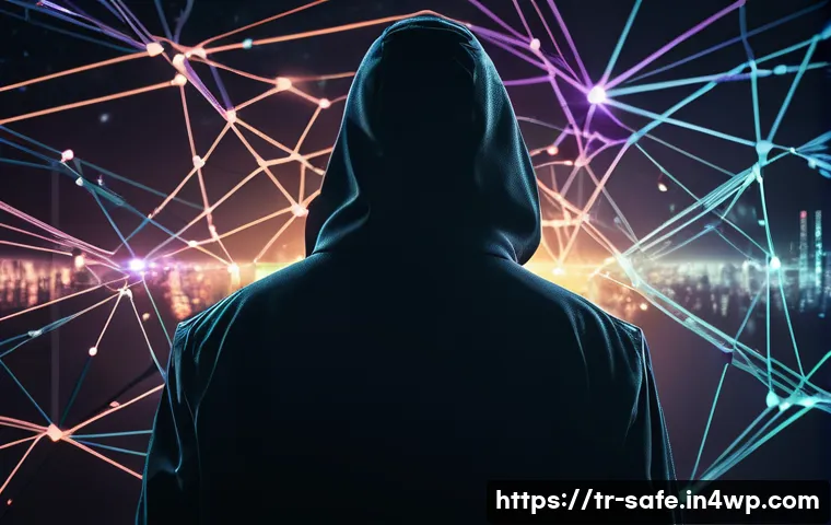 소프트웨어 공급망 보안의 지속적인 개선 필요성 - A highly detailed, intricate, and interconnected digital network, representing a global software sup...